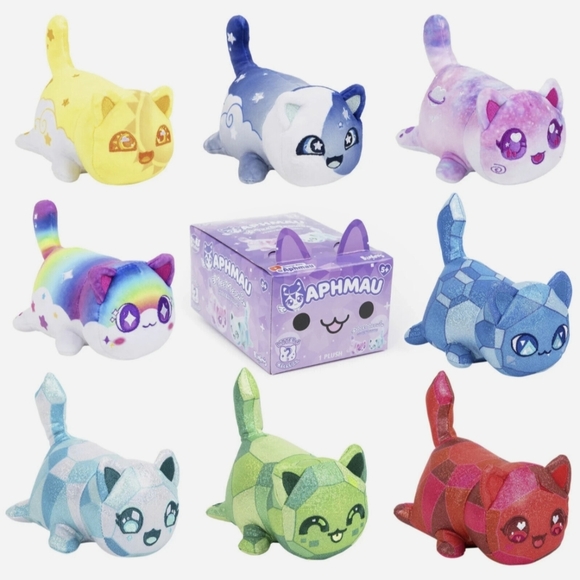 Aphmau Meemeow SAPPHIRE BLUE 6" Celestial Litter 4 Plush Cat Kitten Toy SEALED - Picture 12 of 12